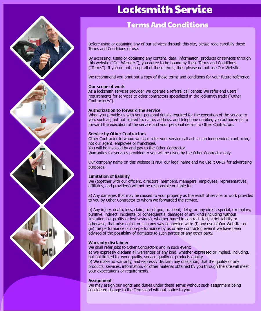 Richland Hills TX Locksmith Store Richland Hills, TX 817-380-1381 - terms